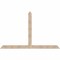 Ekena Millwork Portland Smooth Timber Gable Bracket, Douglas Fir, 96"W x 60"H x 1 1/2"D x 5 1/2"F, 15/12 Pitch GBW096X60X0206POR00SDF - alternate 1